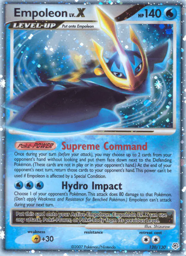Carta Empoleon 120/130 de Diamond & Pearl