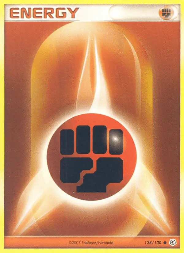Carta Fighting Energy 128/130 de Diamond & Pearl