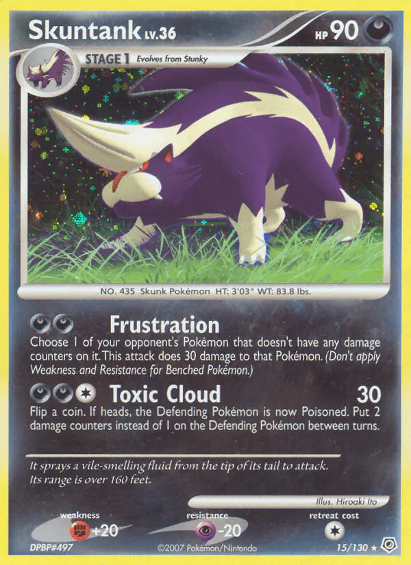 Carta Skuntank 15/130 de Diamond & Pearl