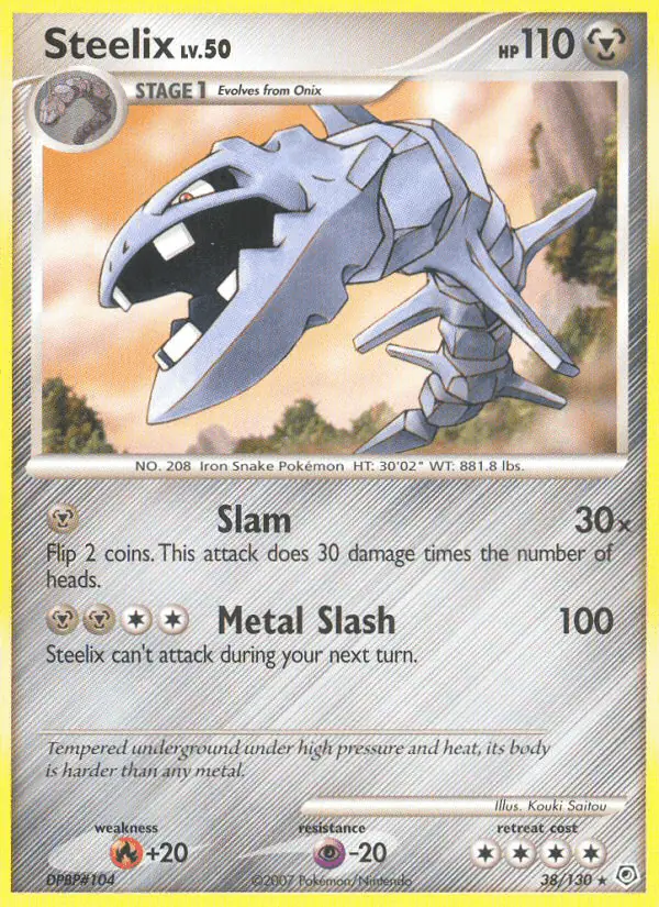 Carta Steelix 38/130 de Diamond & Pearl