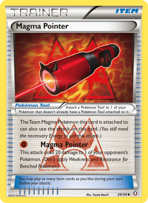 Carta Magma Pointer 24/34 de Double Crisis