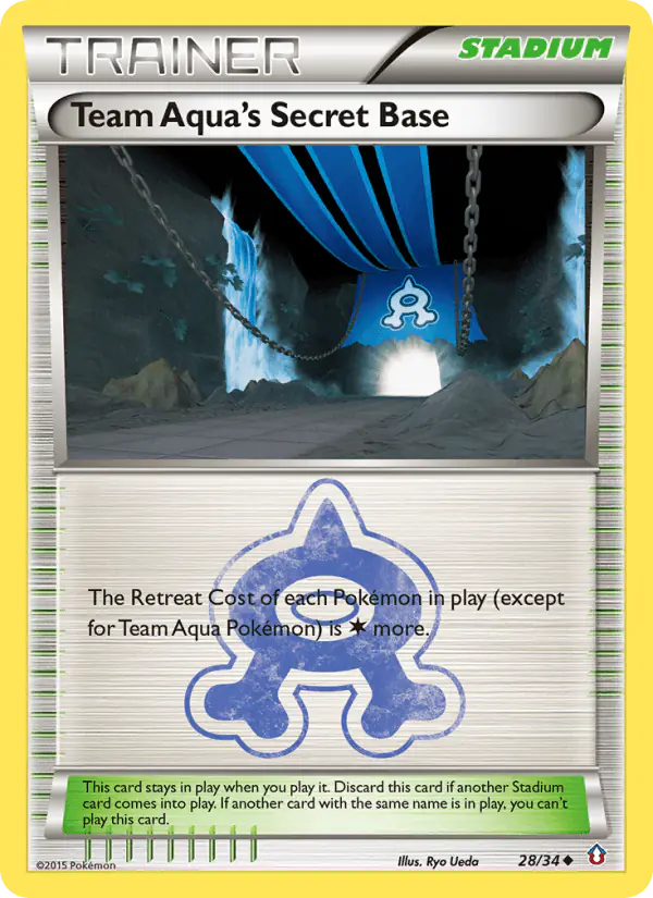 Carta Team Aqua's Secret Base 28/34 de Double Crisis