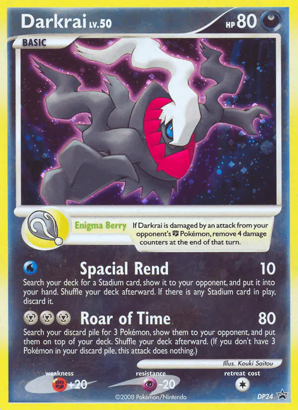 Carta Darkrai DP24 de DP Black Star Promos