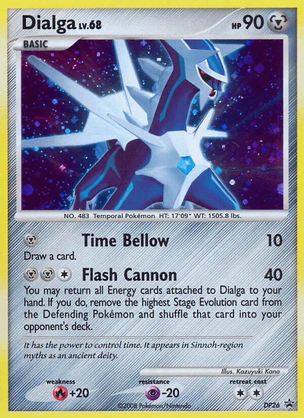 Carta Dialga DP26 de DP Black Star Promos