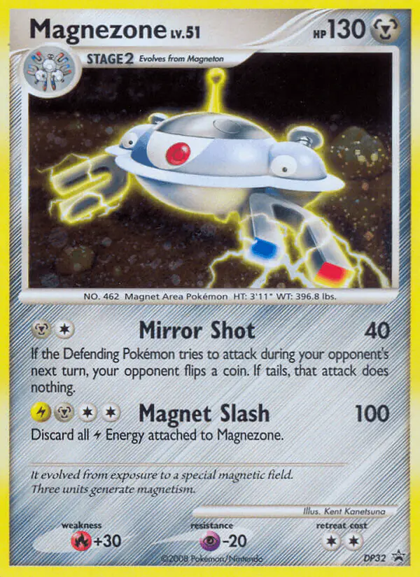 Carta Magnezone DP32 de DP Black Star Promos