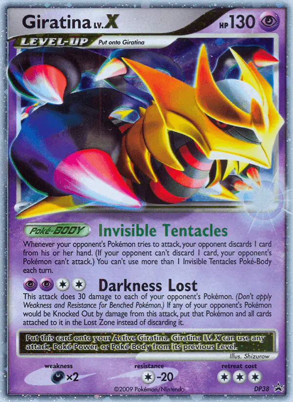 Carta Giratina DP38 de DP Black Star Promos
