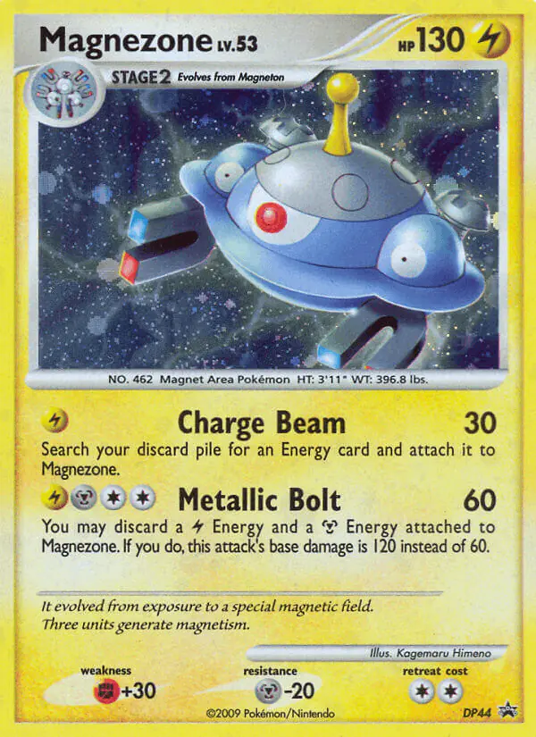 Carta Magnezone DP44 de DP Black Star Promos