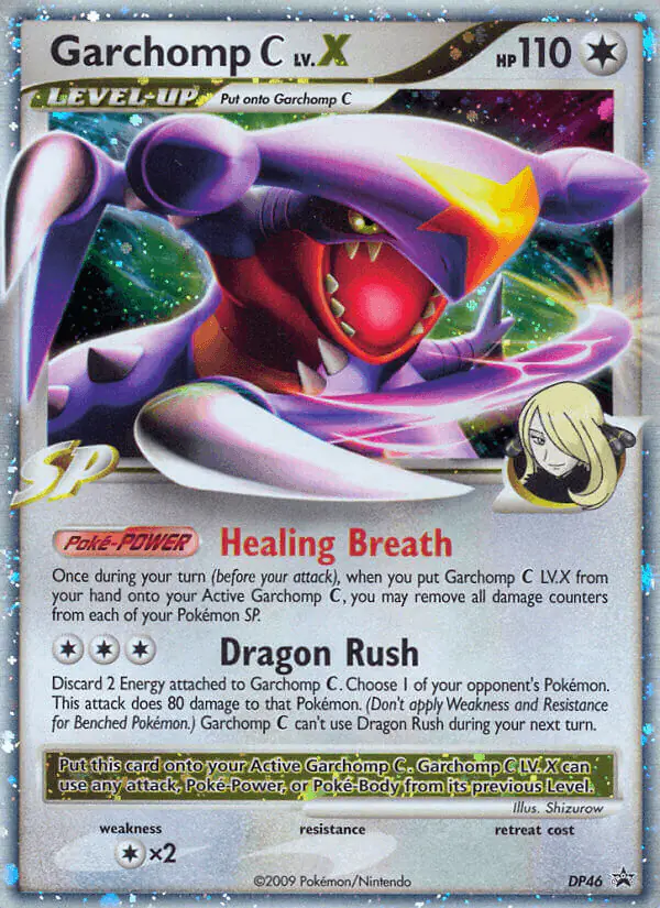 Carta Garchomp C DP46 de DP Black Star Promos