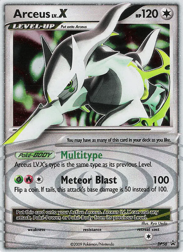 Carta Arceus DP56 de DP Black Star Promos