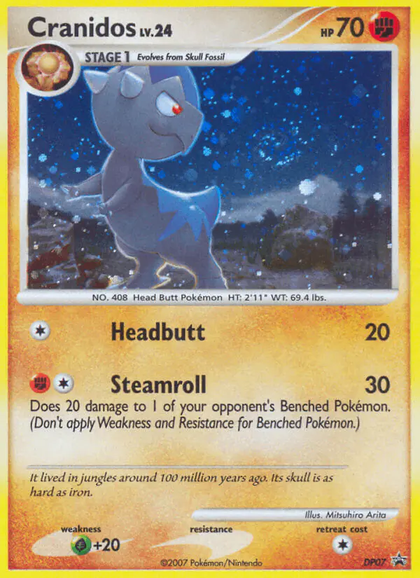 Carta Cranidos DP07 de DP Black Star Promos