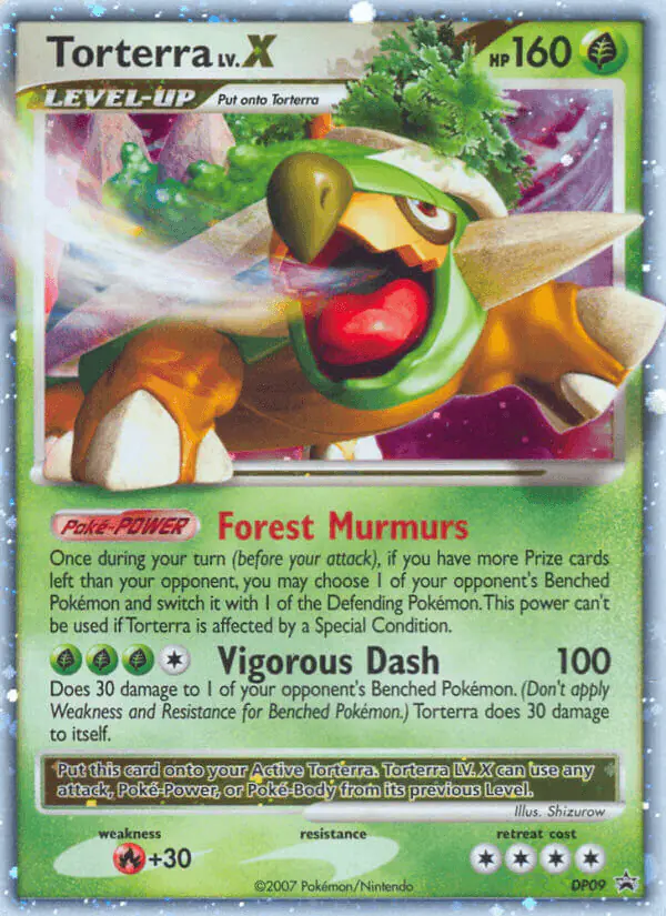 Carta Torterra DP09 de DP Black Star Promos