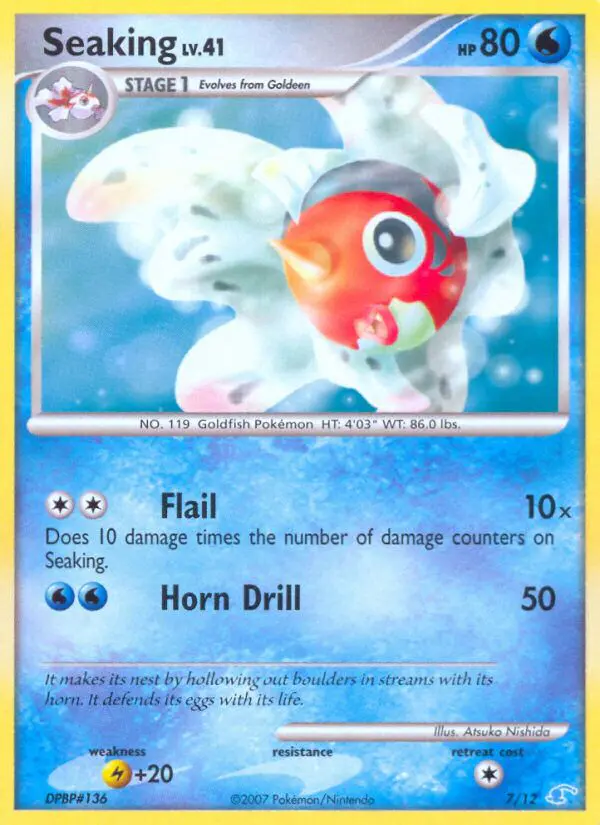 Carta Seaking 7/12 de DP trainer Kit (Manaphy)