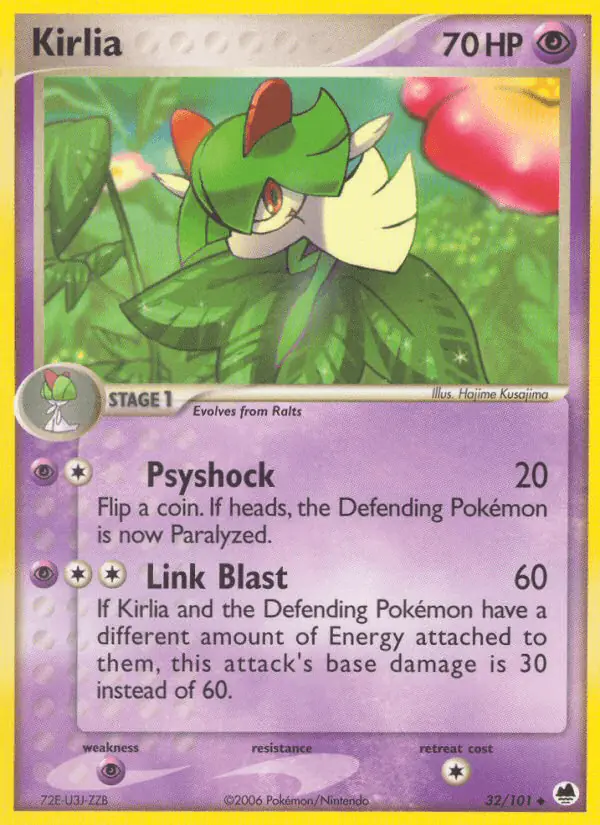 Carta Kirlia 32/101 de Dragon Frontiers