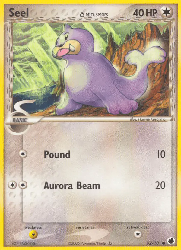 Carta Seel δ 62/101 de Dragon Frontiers