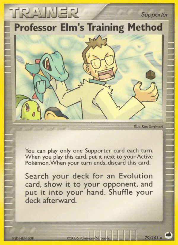 Carta Professor Elm's Training Method 79/101 de Dragon Frontiers