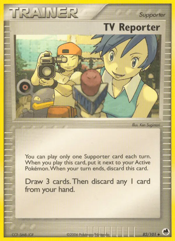 Carta TV Reporter 82/101 de Dragon Frontiers