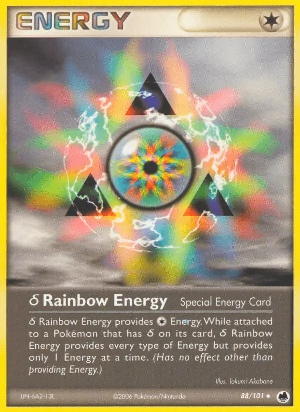 Carta δ Rainbow Energy 88/101 de Dragon Frontiers