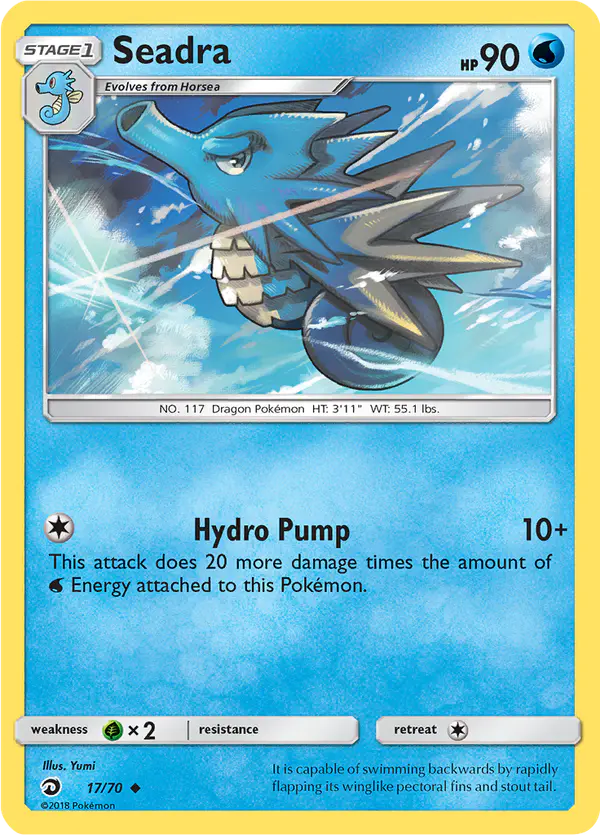 Carta Seadra 17/70 de Dragon Majesty