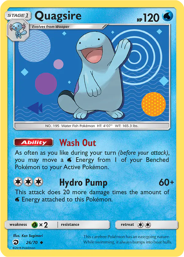 Carta Quagsire 26/70 de Dragon Majesty