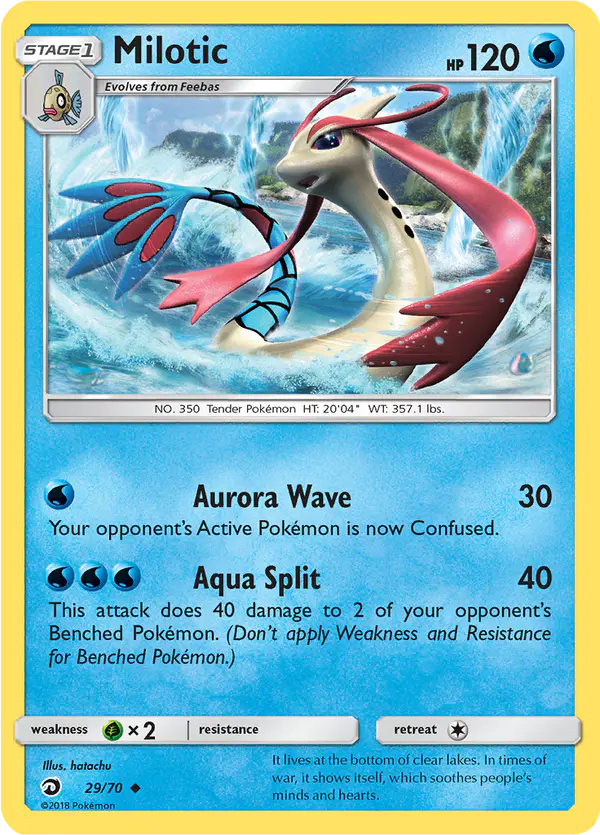 Carta Milotic 29/70 de Dragon Majesty