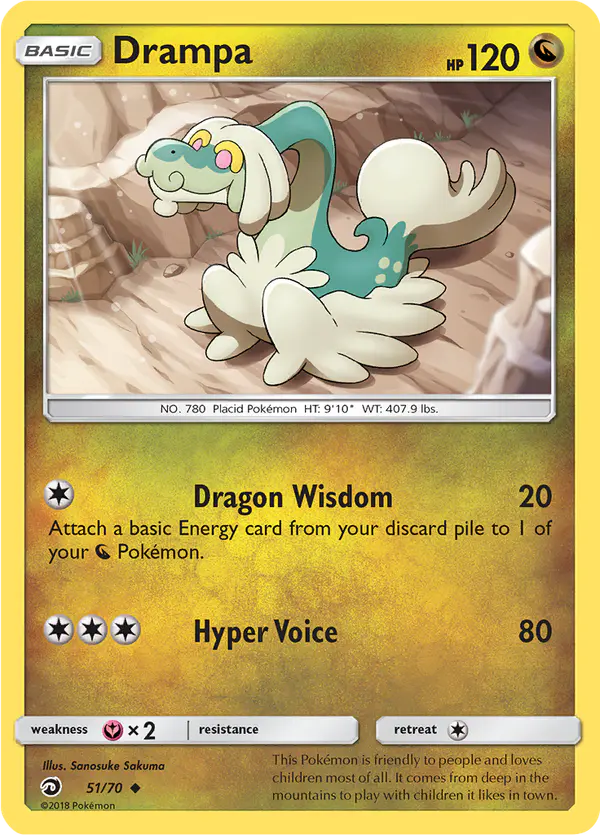 Carta Drampa 51/70 de Dragon Majesty