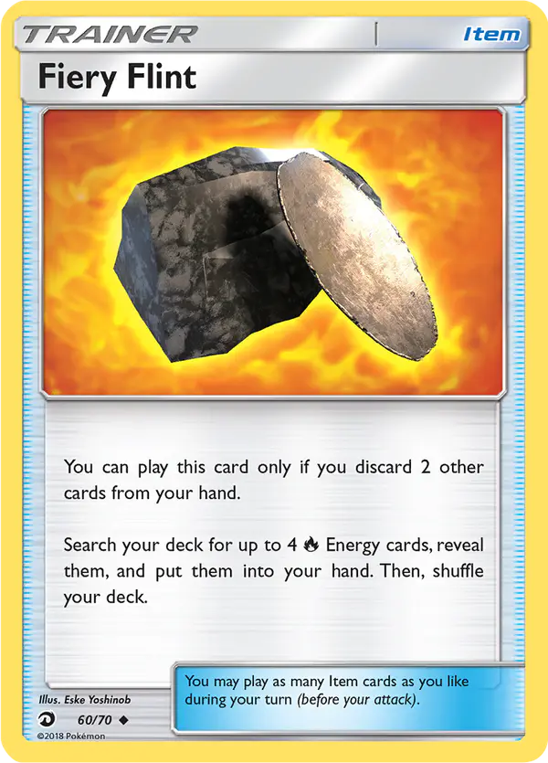 Carta Fiery Flint 60/70 de Dragon Majesty