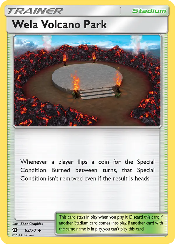 Carta Wela Volcano Park 63/70 de Dragon Majesty