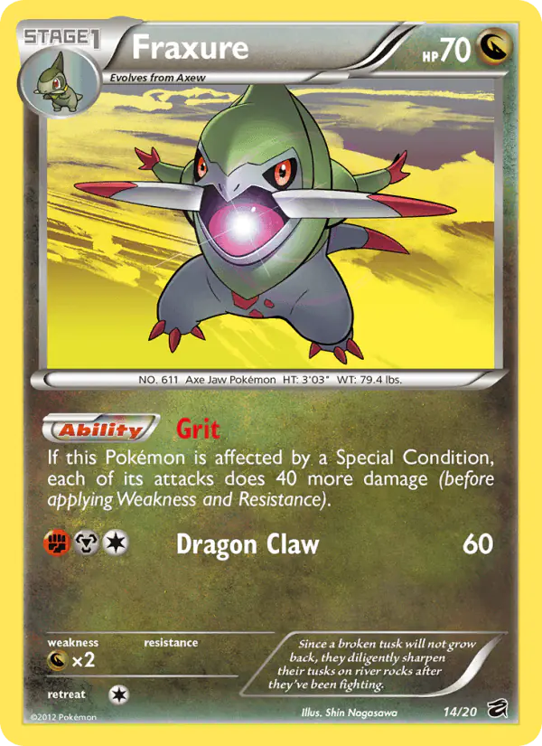 Carta Fraxure 14/20 de Dragon Vault