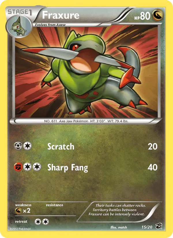 Carta Fraxure 15/20 de Dragon Vault