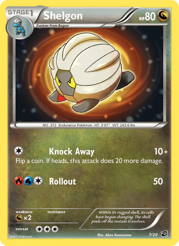 Carta Shelgon 7/20 de Dragon Vault