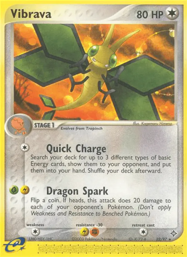 Carta Vibrava 22/97 de Dragon