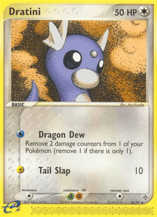 Carta Dratini 26/97 de Dragon