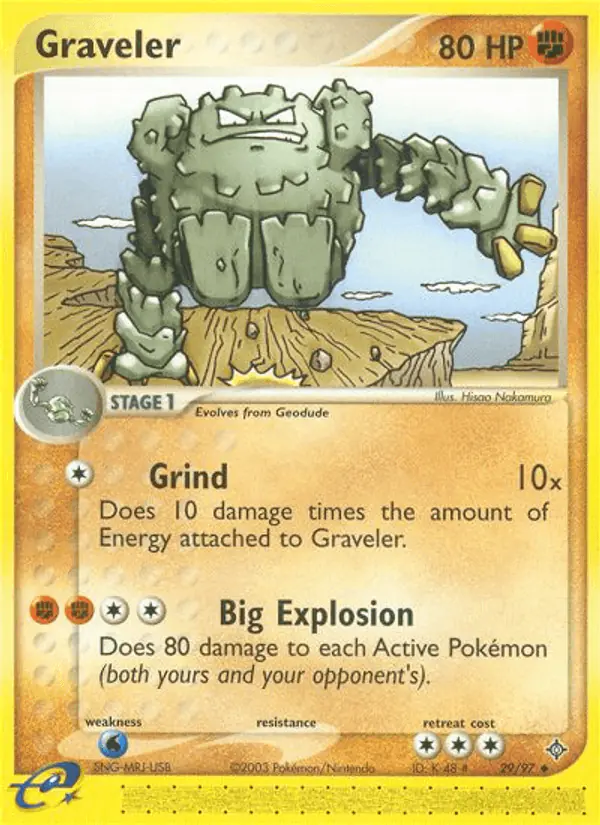 Carta Graveler 29/97 de Dragon