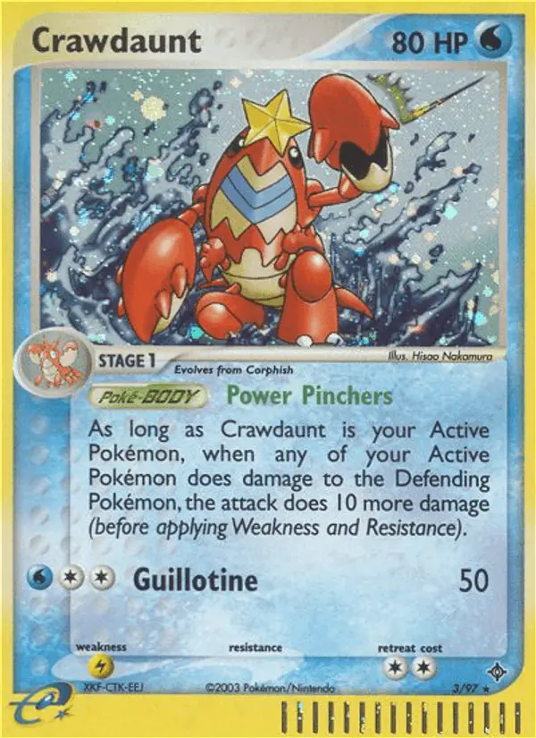 Carta Crawdaunt 3/97 de Dragon