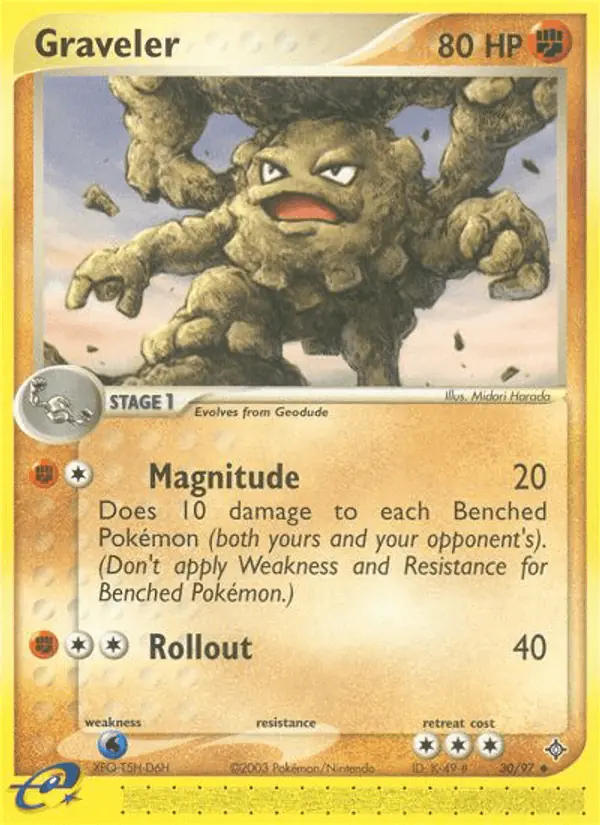 Carta Graveler 30/97 de Dragon