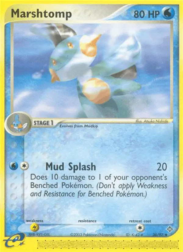 Carta Marshtomp 36/97 de Dragon