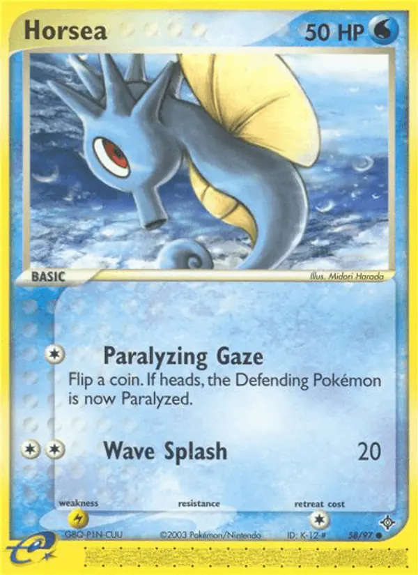Carta Horsea 58/97 de Dragon