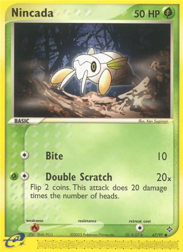 Carta Nincada 67/97 de Dragon