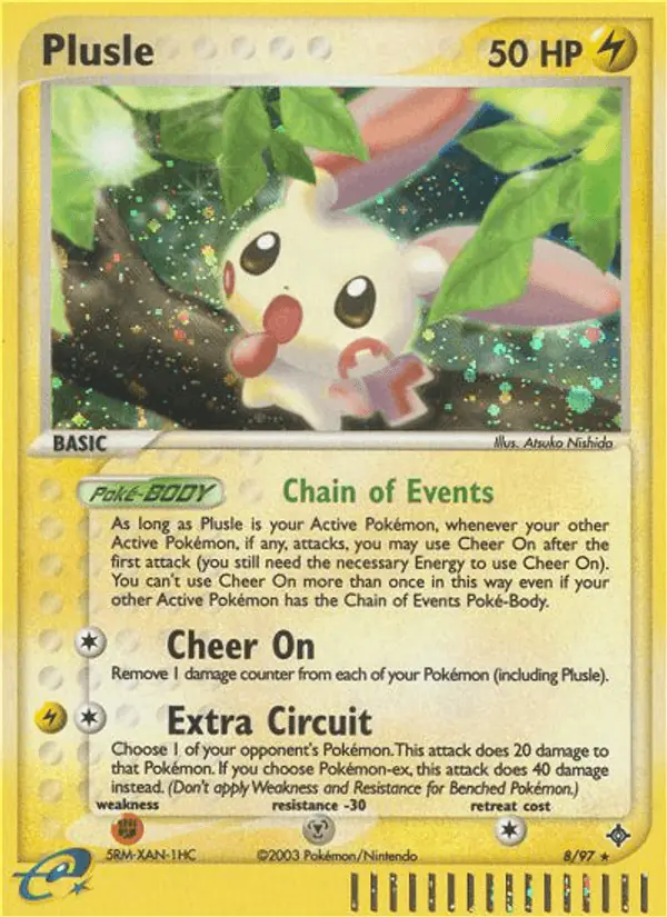 Carta Plusle 8/97 de Dragon