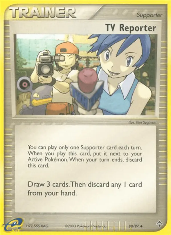 Carta TV Reporter 88/97 de Dragon
