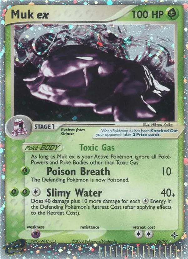Carta Muk ex 96/97 de Dragon