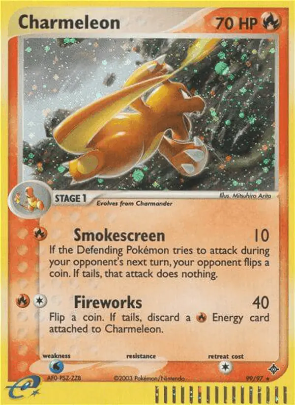 Carta Charmeleon 99/97 de Dragon