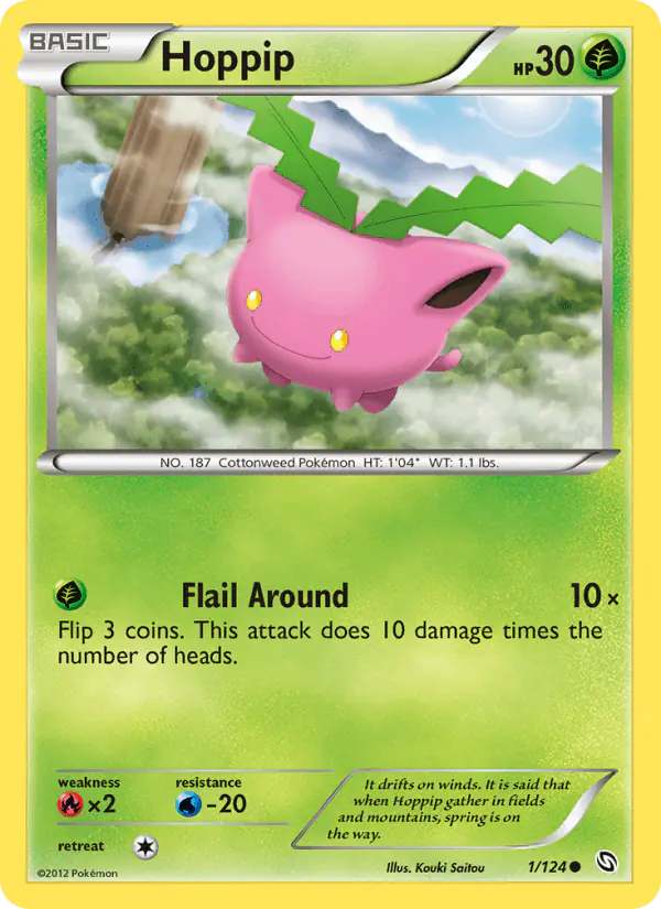Carta Hoppip 1/124 de Dragons Exalted