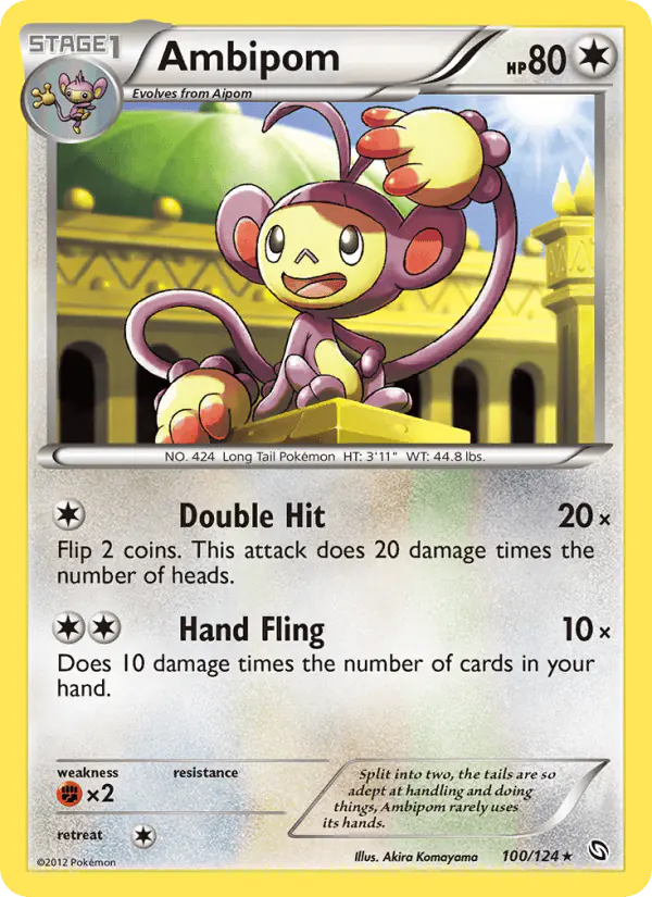 Carta Ambipom 100/124 de Dragons Exalted