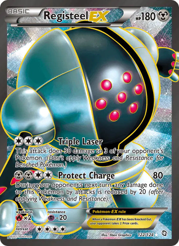 Carta Registeel-EX 122/124 de Dragons Exalted