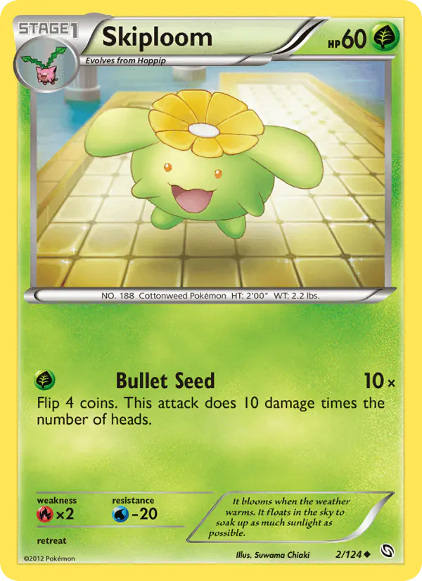 Carta Skiploom 2/124 de Dragons Exalted