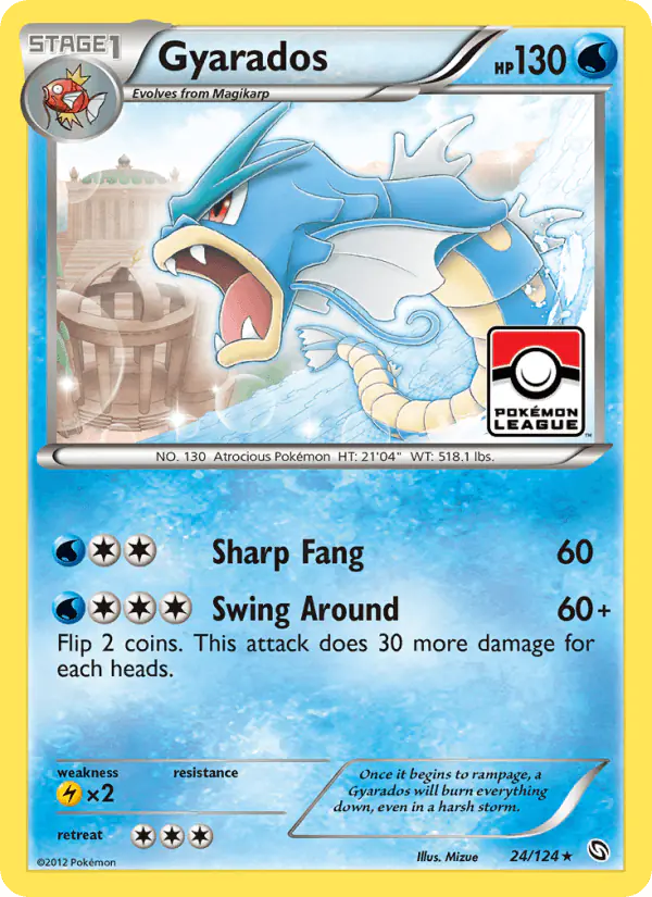 Carta Gyarados 24/124 de Dragons Exalted