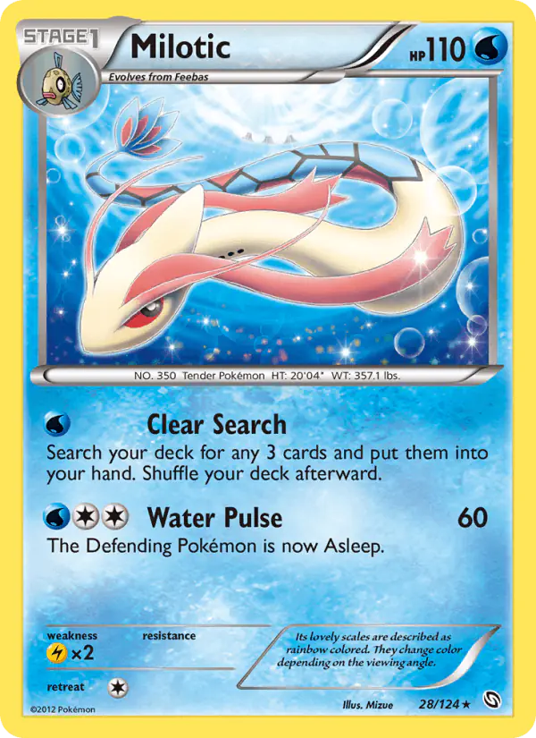 Carta Milotic 28/124 de Dragons Exalted