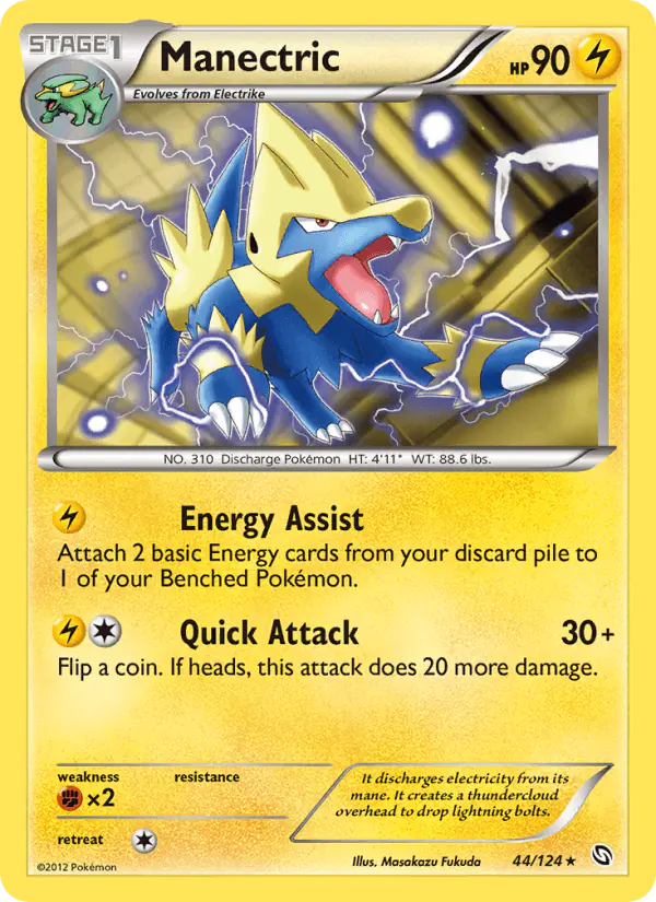 Carta Manectric 44/124 de Dragons Exalted