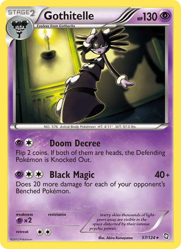 Carta Gothitelle 57/124 de Dragons Exalted